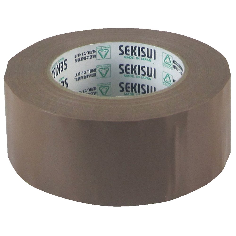 Amazon | セキスイ ビニクロステープ No.750 50mm×50M 茶 | OPP梱包